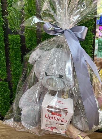 Плюшевый мишка и Raffaello в Саках