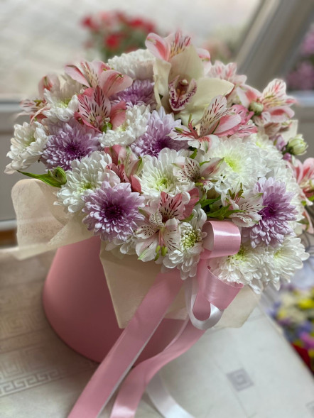 Цветы в коробке &quot;Солнечное утро&quot; в Саках