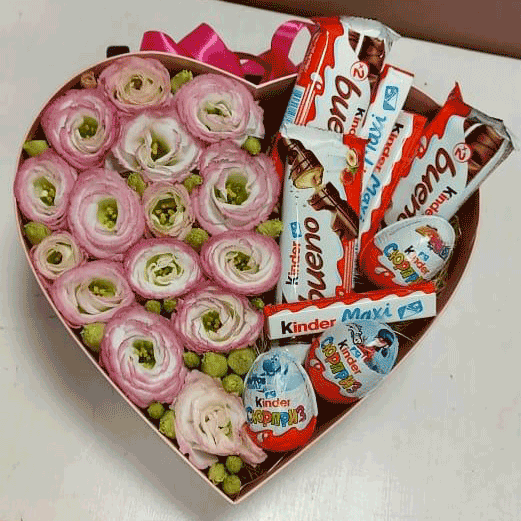 Композиция в коробке &quot;Приятный сюрприз&quot; в Саках