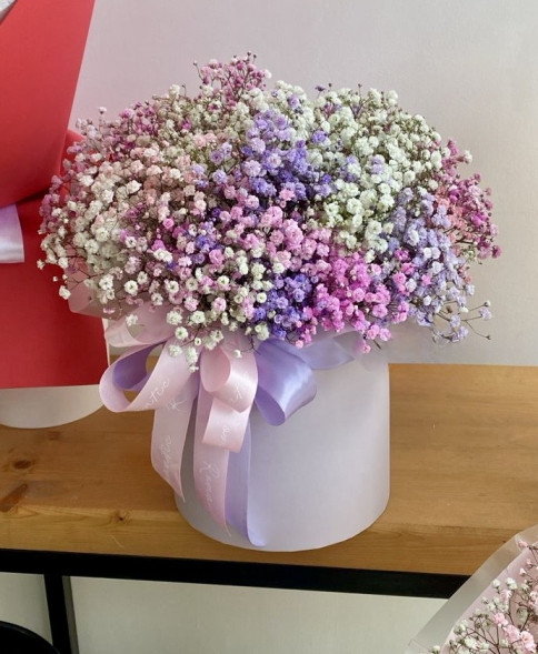 Коробочка с гипсофилой в Саках