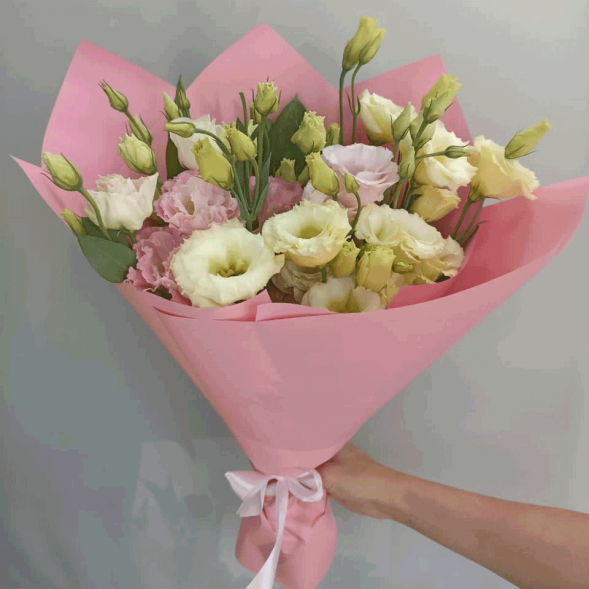 Букет 7 нежных эустом в Саках